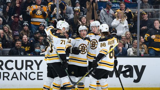 FINAL: Bruins 4 , Maple Leafs 3 (OT) - Marchand scores in OT to be the hero taken at BSJ Headquarters (Bruins)